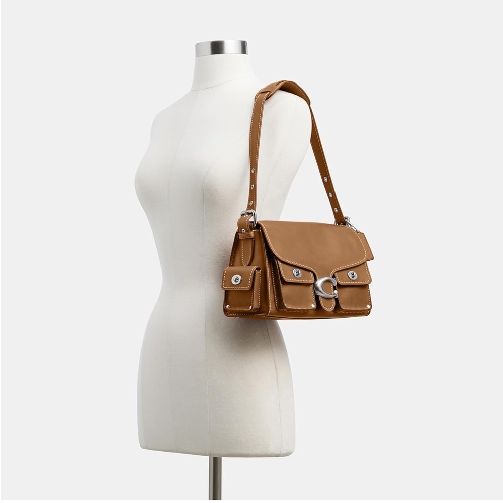 Coach cargo turn lock soft tabby - light brown/cream
